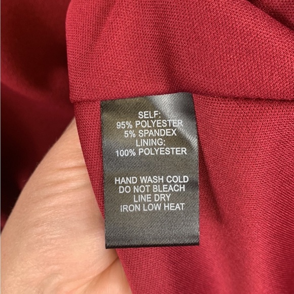 Lulus fall for you burgundy skater dress sz med - Picture 11 of 12